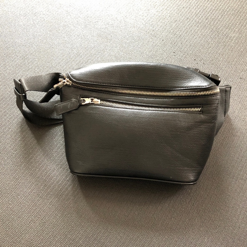Zara faux leather fanny pack